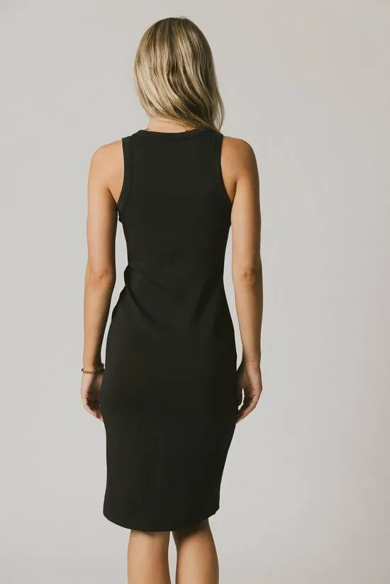 Bohme Daphne Midi Dress In Black Black Women Dresses