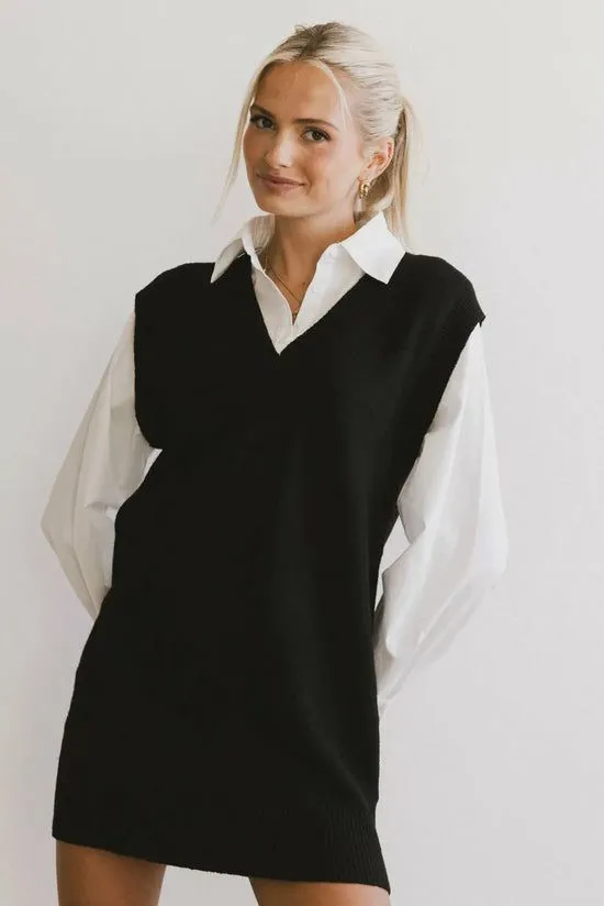 Bohme Dottie Mini Dress In Black Black Women Dresses
