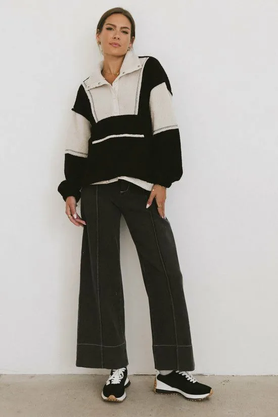 Bohme Emmaline Wide Leg Jeans In Black Black Women All Bottoms