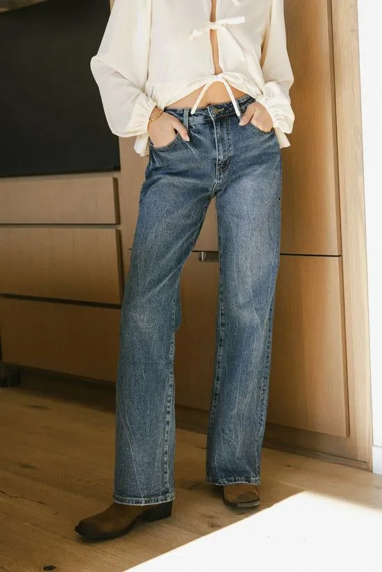 Bohme Ethan Grommet Jeans Dark Wash Women All Bottoms