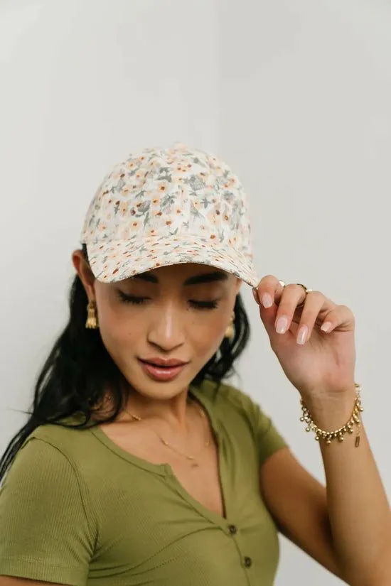 Bohme Floral Baseball Cap In Yellow Yellow Women Hats