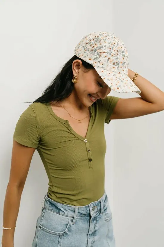 Bohme Floral Baseball Cap In Yellow Yellow Women Hats Bohme Floral Baseball Cap In Yellow Yellow Women Hats