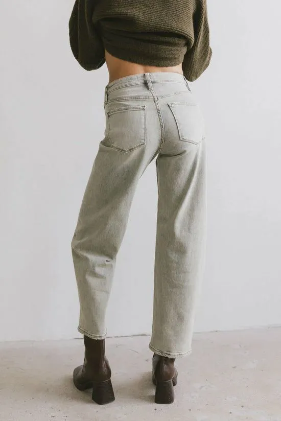 Bohme Frenchie Barrel Jean Light Wash Women All Bottoms