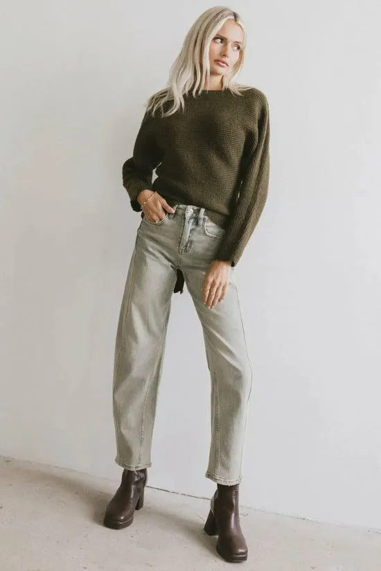 Bohme Frenchie Barrel Jean Light Wash Women All Bottoms