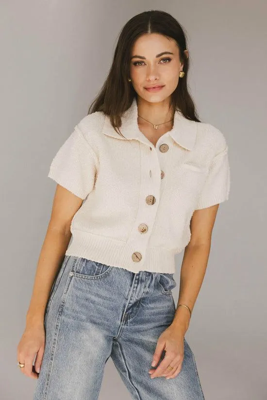 Bohme Hayes Knit Cardigan In Cream Cream Women Cardigans
