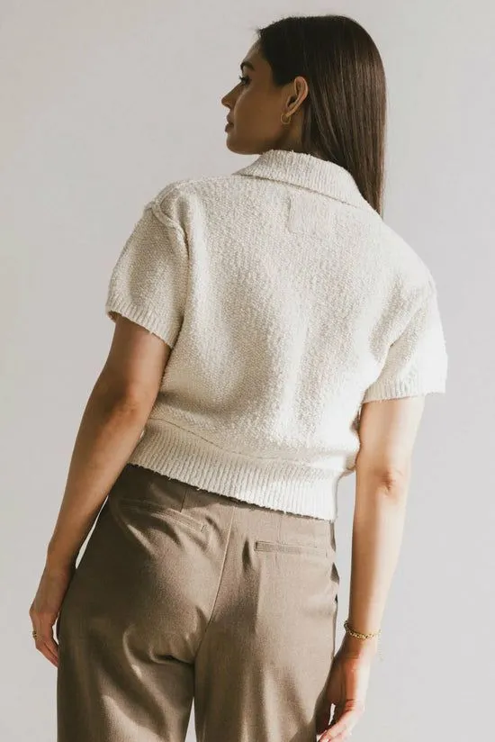 Bohme Hayes Knit Cardigan In Cream Cream Women Cardigans
