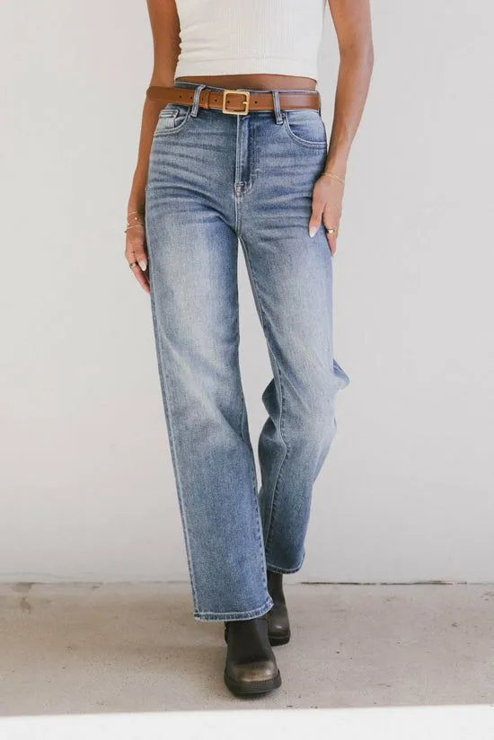 Bohme Ingrid Straight Leg Jeans Medium Wash Women All Bottoms