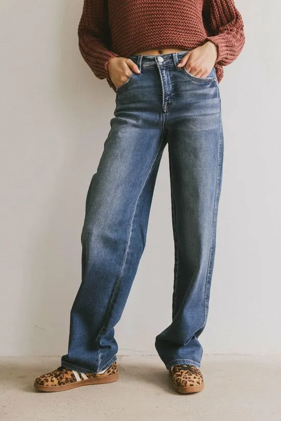 Bohme Jolianne Baggy Jeans Dark Wash Women All Bottoms