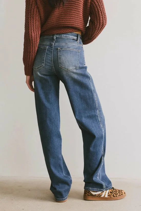 Bohme Jolianne Baggy Jeans Dark Wash Women All Bottoms