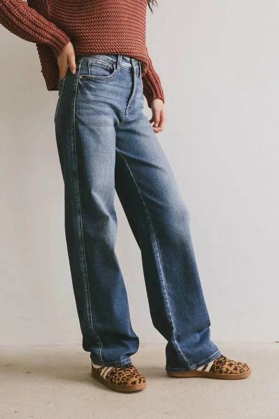 Bohme Jolianne Baggy Jeans Dark Wash Women All Bottoms