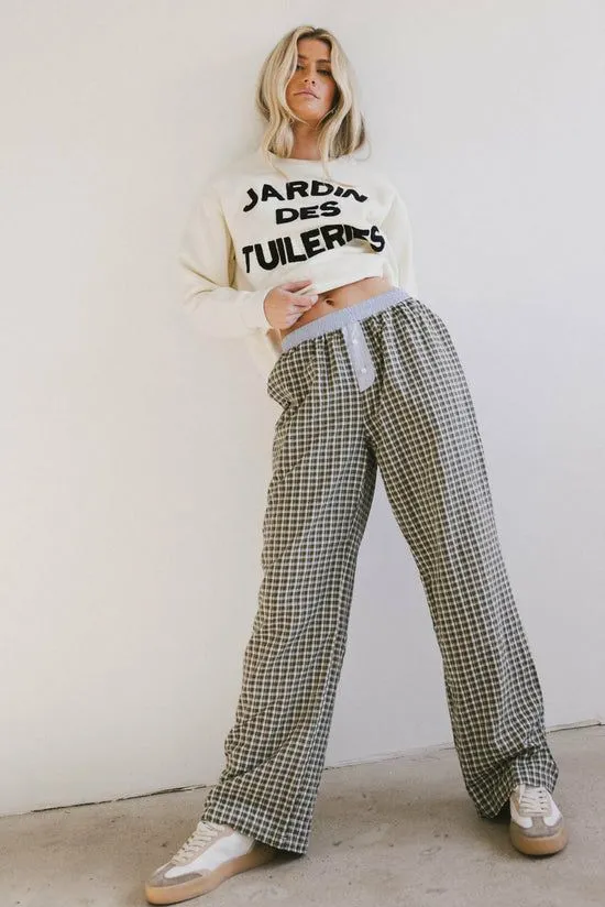 Bohme Josey Boxer Pants Olive Women All Bottoms
