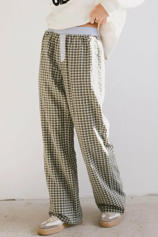 Bohme Josey Boxer Pants Olive Women All Bottoms