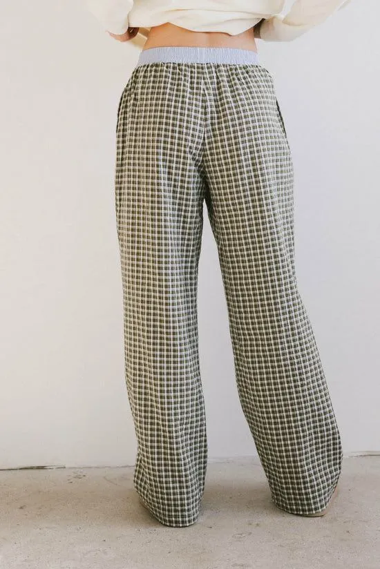 Bohme Josey Boxer Pants Olive Women All Bottoms