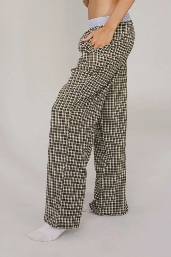 Bohme Josey Boxer Pants Olive Women All Bottoms