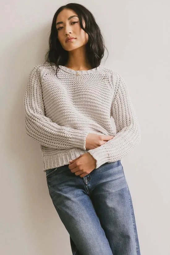 Bohme Juniper Textured Sweater In Grey Grey Women Sweaters