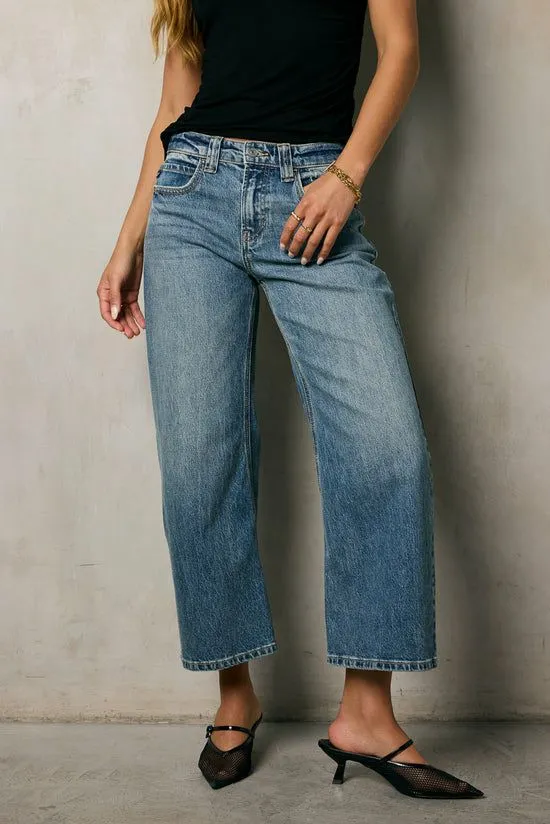 Bohme Kenny Loose Barrel Jeans Medium Wash Women All Bottoms