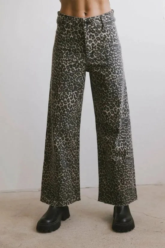 Bohme Kortnee Leopard Print Jeans Leopard Women All Bottoms