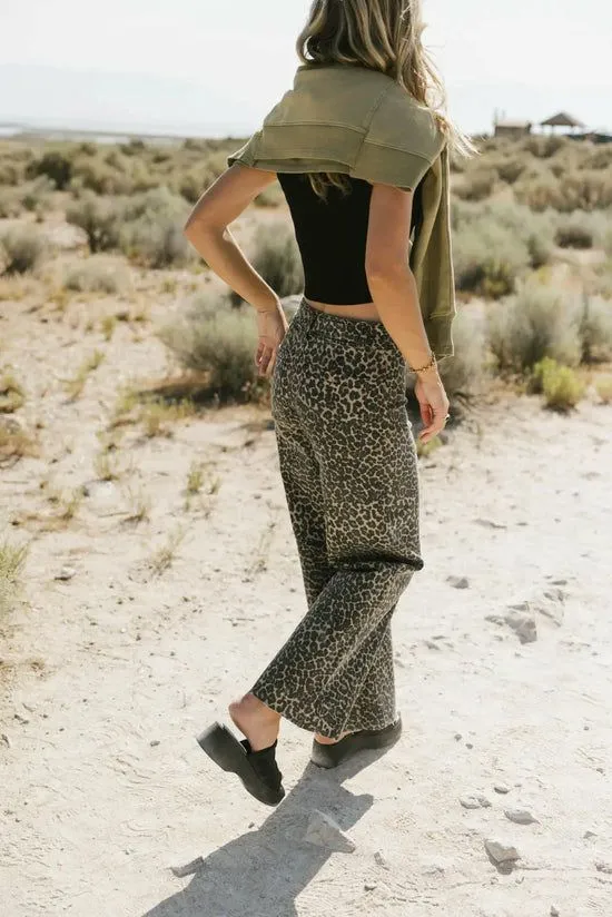 Bohme Kortnee Leopard Print Jeans Leopard Women All Bottoms