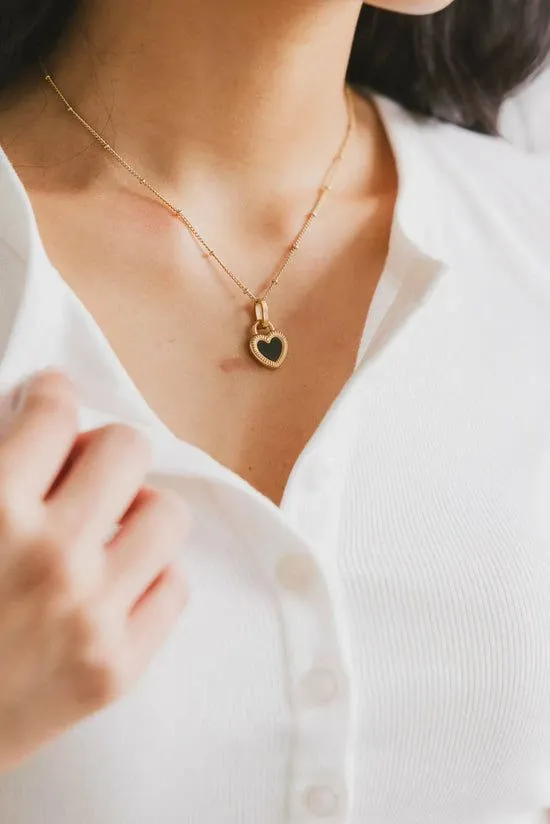 Bohme Lochlyn Heart Necklace Gold Women Jewelry
