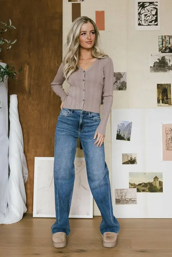 Bohme Lucia Cardigan In Taupe Taupe Women Blouses