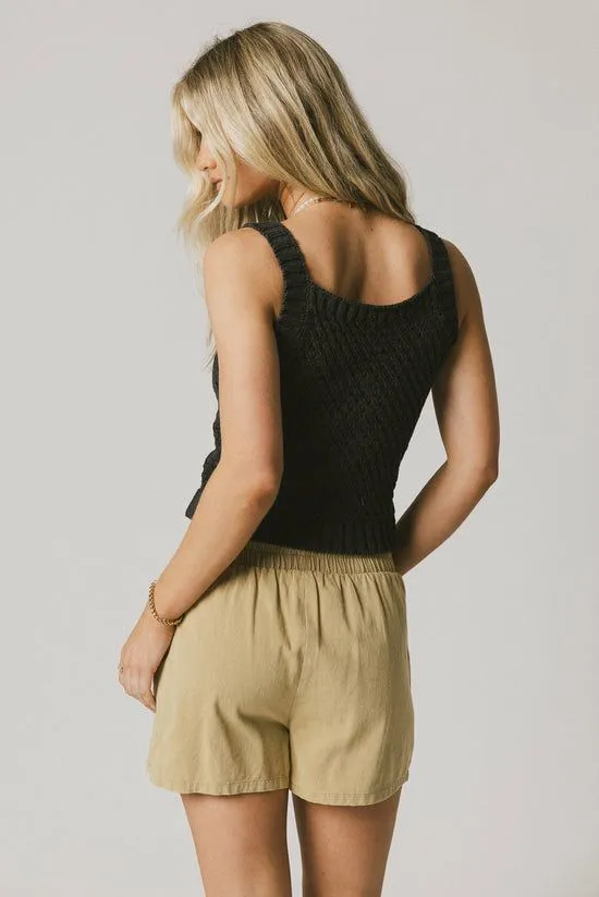 Bohme Luna Knit Tank Top In Grey Grey Women Tees and Tanks