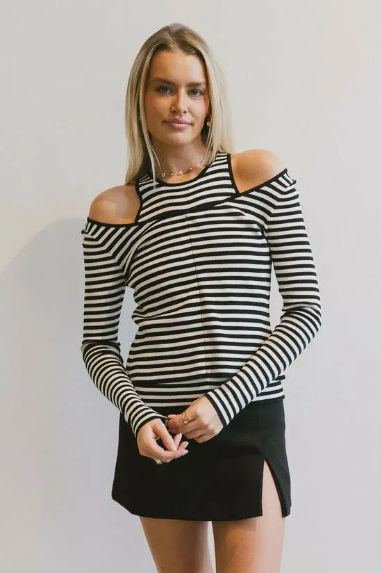 Bohme Marzella Double Layer Top Black Women Tops