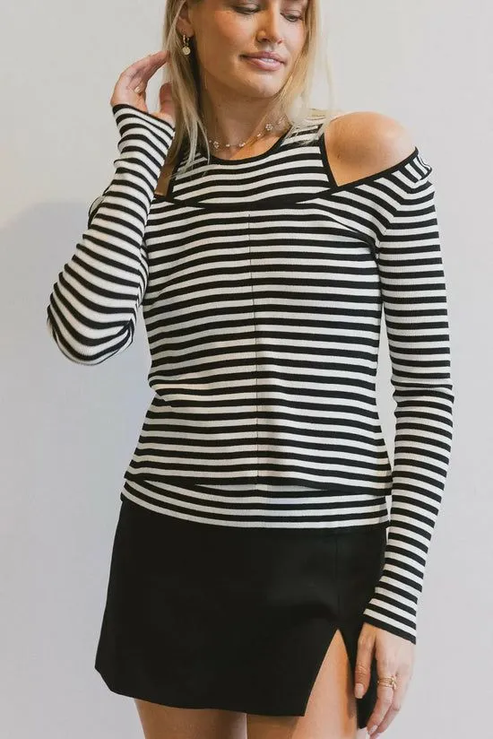 Bohme Marzella Double Layer Top Black Women Tops
