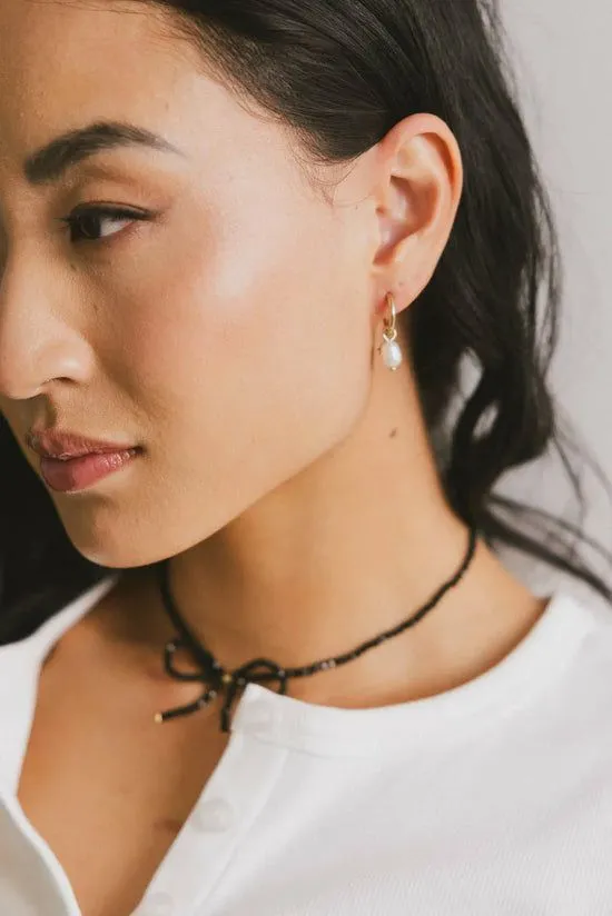 Bohme Masey Hoop Earrings Gold Women Jewelry