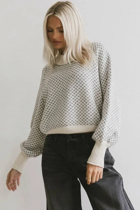 Bohme Nathalia Knit Sweater In Ivory Ivory Women Sweaters