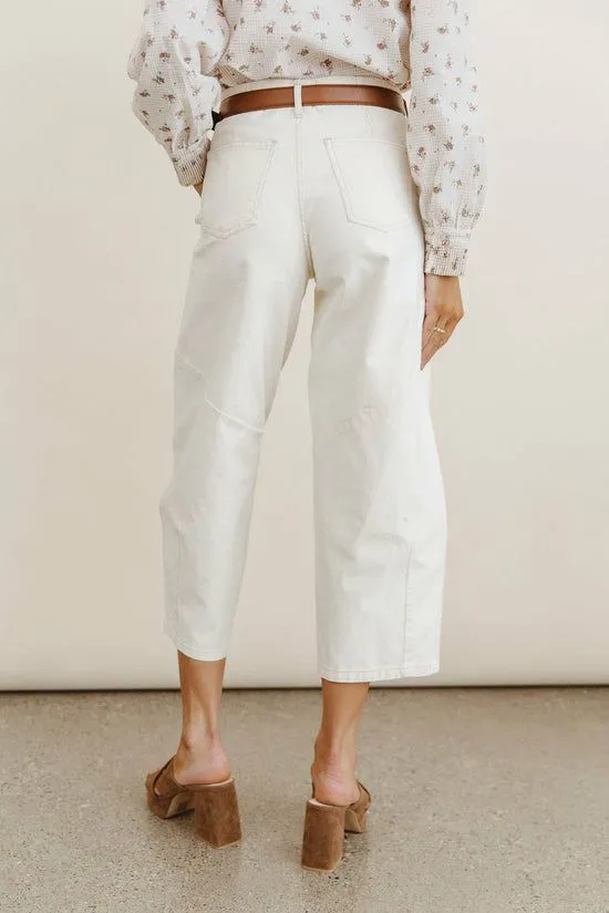 Bohme Sephrina Barrel Pants In Ecru Ecru Women All Bottoms