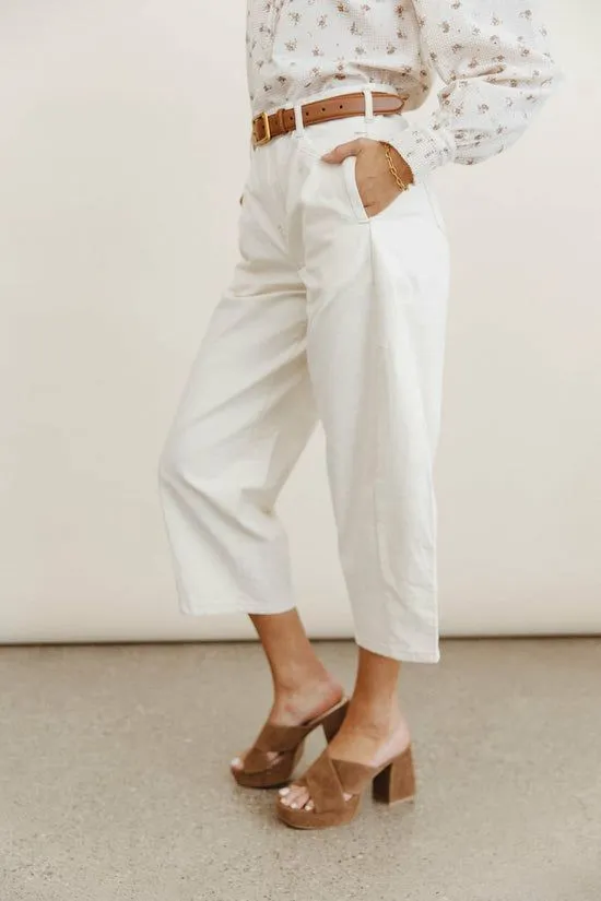 Bohme Sephrina Barrel Pants In Ecru Ecru Women All Bottoms