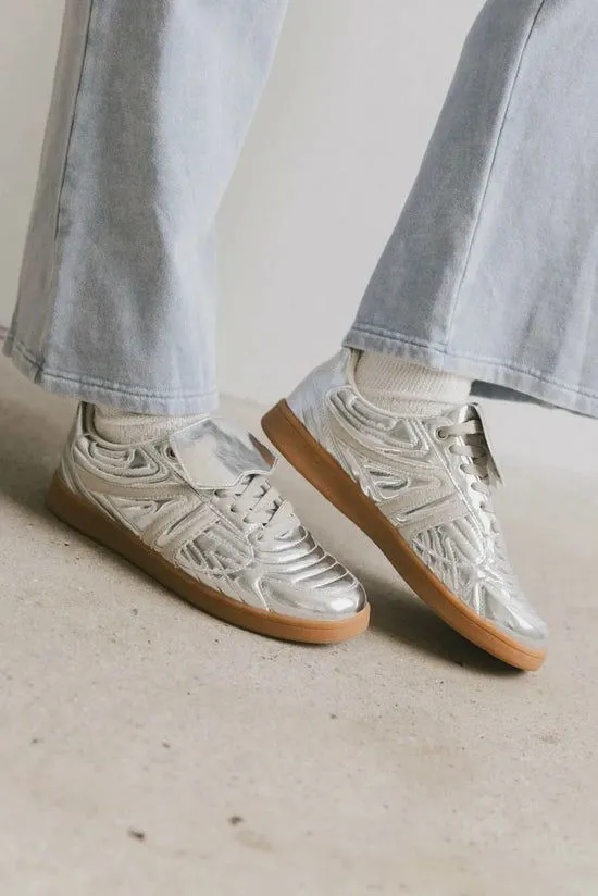 Bohme Steve Madden Madrid Sneakers In Silver Silver Women Shoes