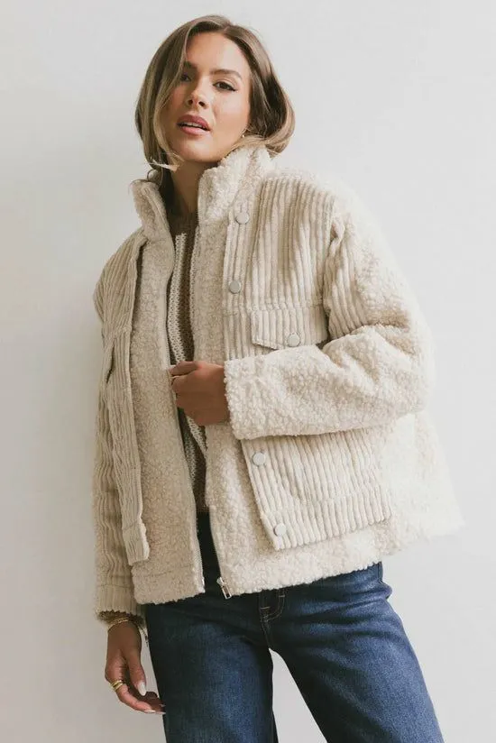 Bohme Talsie Corduroy Jacket Tan Women Jackets