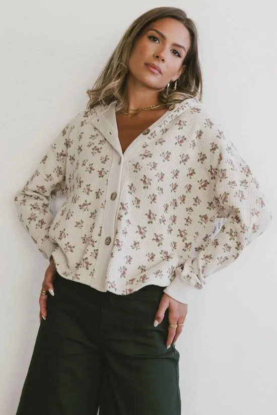 Bohme Tarah Knit Jacket In Ivory Ivory Women Jackets