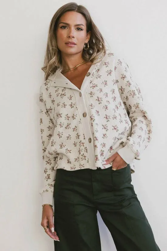 Bohme Tarah Knit Jacket In Ivory Ivory Women Jackets