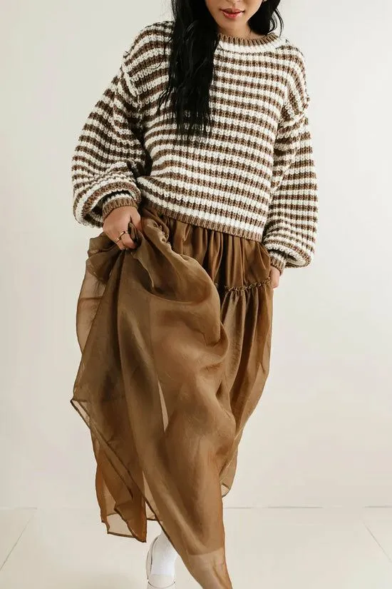 Bohme Terrin Tulle Skirt In Olive Olive Women Skirts