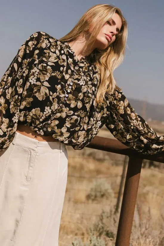 Bohme Yasmeen Blouse In Black Black Women Blouses