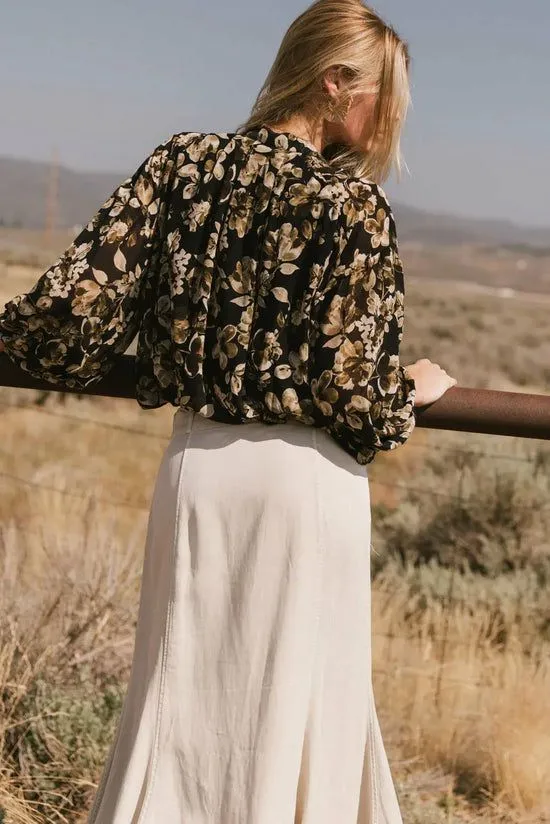 Bohme Yasmeen Blouse In Black Black Women Blouses