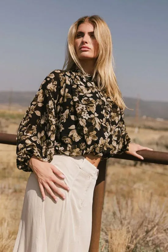 Bohme Yasmeen Blouse In Black Black Women Blouses