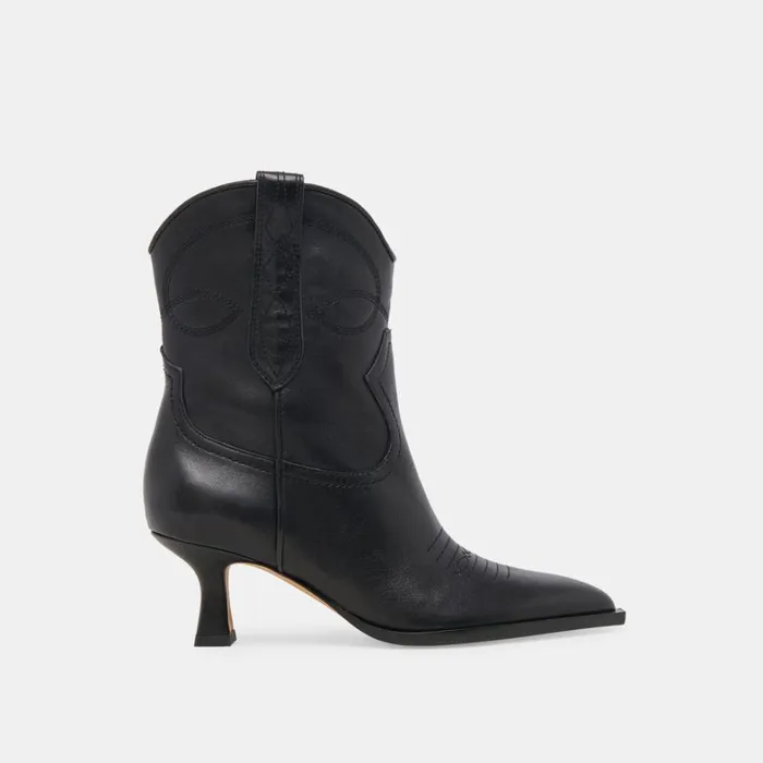 Boots and Booties Women Dolce Vita Angel Booties Black Leather