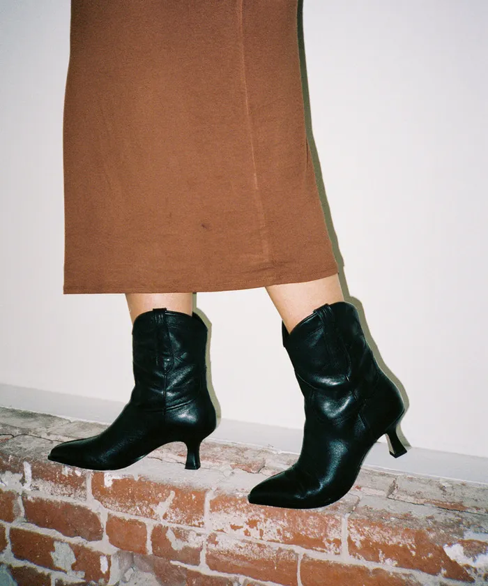 Boots and Booties Women Dolce Vita Angel Booties Black Leather