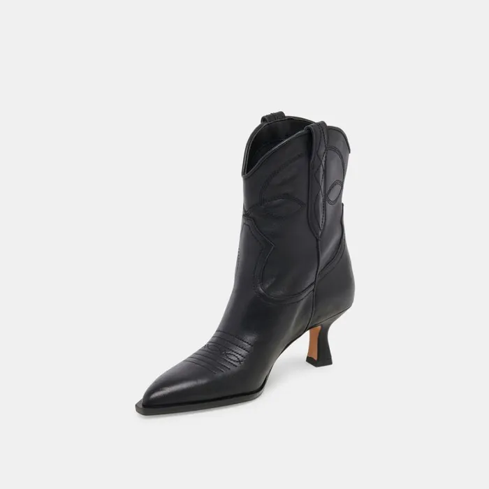 Boots and Booties Women Dolce Vita Angel Booties Black Leather