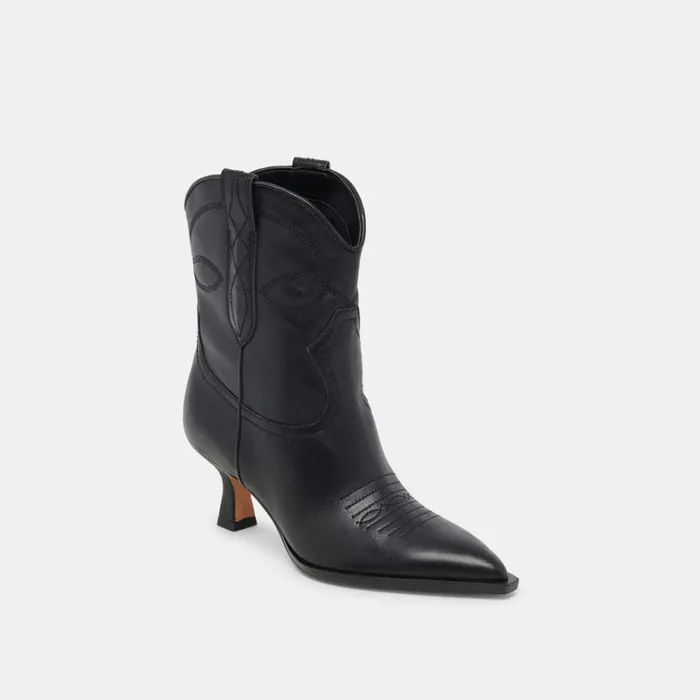 Boots and Booties Women Dolce Vita Angel Booties Black Leather