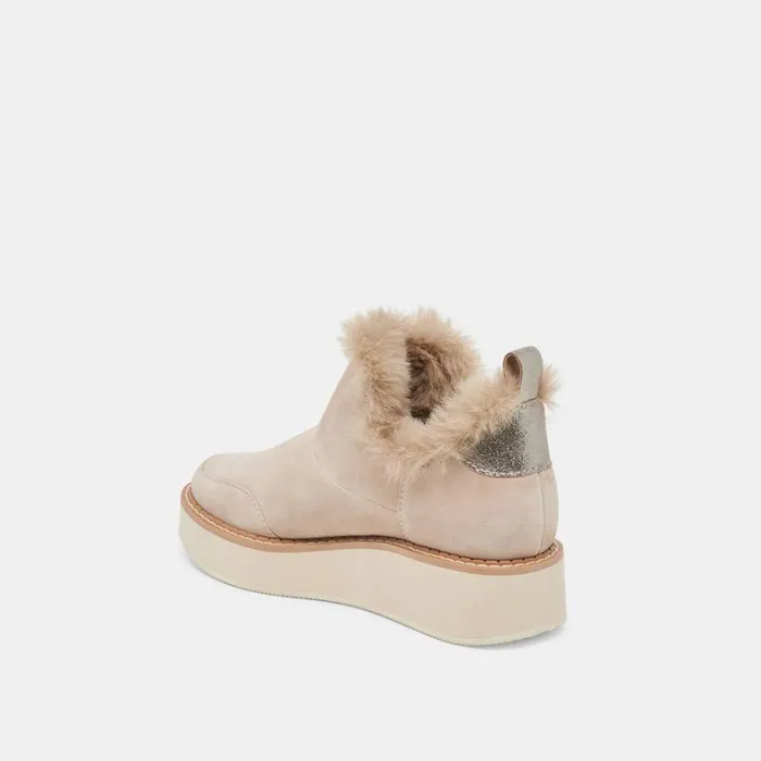 Boots and Booties Women Dolce Vita Ardy Plush H2O Booties Taupe Suede