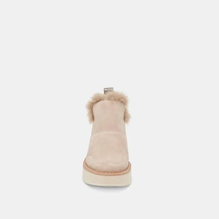 Boots and Booties Women Dolce Vita Ardy Plush H2O Booties Taupe Suede