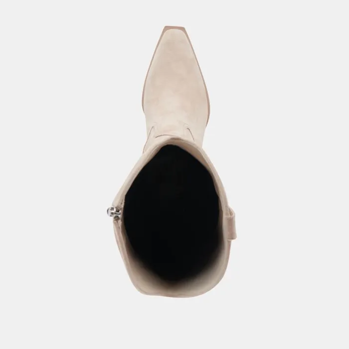 Boots and Booties Women Dolce Vita Ariana Wide Calf Boots Taupe Suede