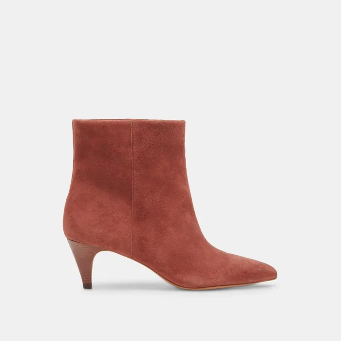 Boots and Booties Women Dolce Vita Dee Booties Cinnamon Suede