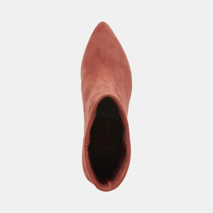 Boots and Booties Women Dolce Vita Dee Booties Cinnamon Suede