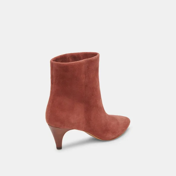Boots and Booties Women Dolce Vita Dee Booties Cinnamon Suede
