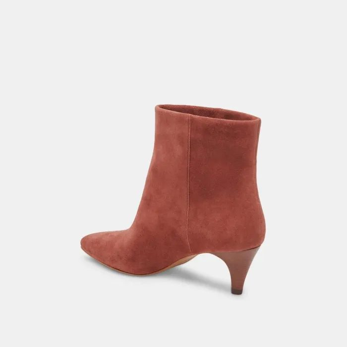 Boots and Booties Women Dolce Vita Dee Booties Cinnamon Suede